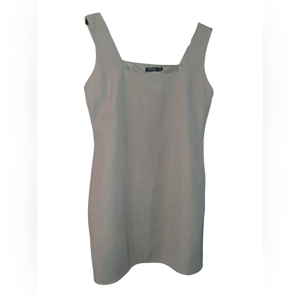 Nasty Gal Tan Sleeveless Dress
